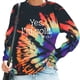 thumbnail image 2 of Sudadera para mujer Otoño Sudaderas Moda Impreso Camiseta suelta Blusa de manga larga Cuello redondo Tops casuales Odeerbi ODB-5, 2 of 5
