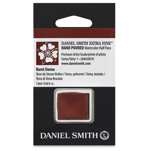Daniel Smith Extra Fine Watercolor Half Pan - Burnt Sienna