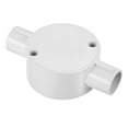 thumbnail image 5 of Unique Bargains PVC Conduit Box Junction Box 2 Way 20mm M4 x 0.7 Waterproof Electronic Projects Pack of 2, 5 of 5