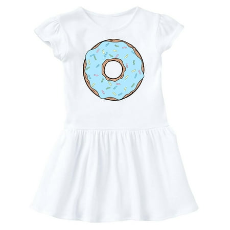 

Inktastic Blue Donut Donut With Colorful Sprinkles Frosting Gift Baby Girl Dress