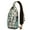Minimalist Bota, variant on Tropical Pitaya Print Sling Backpack, Exotic Dragon Fruit Pattern Crossbody Daypack with Cute Pink and White Design, Kawaii Pitaya Lover Cartoon Illustration, Fun Artistic Style