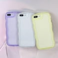 thumbnail image 5 of MYKOMI Compatible with iPhone 7 Plus/8 Plus Clear Case,Cute Fashion Solid Color Curly Wave Frame Transparent Soft Silicone Anti-Scratch Shockproof Protective Slim Case for Women Girls, 5 of 7