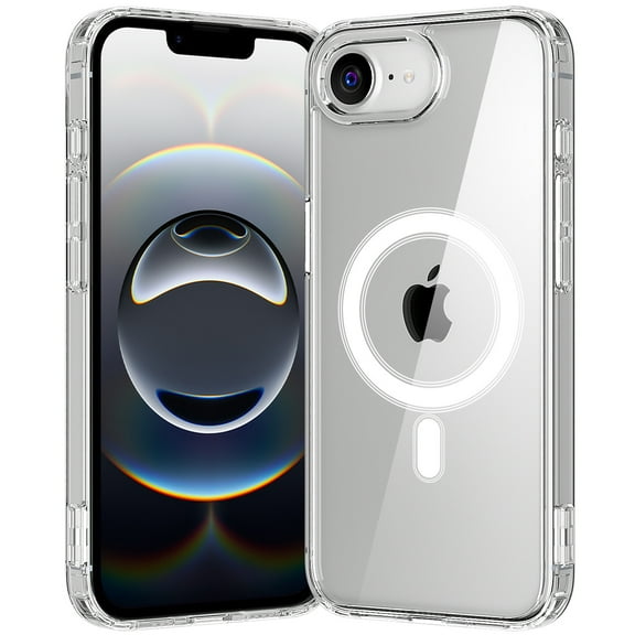 AICase For Apple iPhone 16e 2025 MagSafe Case Clear Shockproof Magnetic Cover