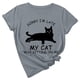 thumbnail image 1 of Camiseta de manga corta con estampado de animales y cuello redondo suelto a la moda de verano para mujer Pompotops hfajkhk134374, 1 of 6