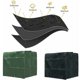 thumbnail image 2 of Cubierta para tanque de agua, cubierta para tanque IBC de 1000 l, tapa protectora para contenedor de tanque de agua, antipolvo, anti-UV y anti-lluvia, 120 x 100 x 116 cm (verde), 2 of 5