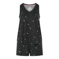 thumbnail image 5 of Joyspun Women's Printed Tank Top and Shorts Pajama Set, 2-Piece, Sizes XS-3X, 5 of 6
