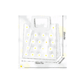 thumbnail image 2 of 15 Bolsa Regalo Con Asa Transparentes Transparente  con flores blanca, 2 of 3