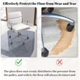 thumbnail image 4 of Mirrasia 36"x 46" Tempered Glass Floor Mat Heavy Duty Hard Office Chair Mat,Gray, 4 of 6