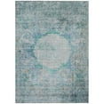 thumbnail image 2 of Addison Rugs Chantille Indoor/Outdoor Traditional Oriental Teal Washable Rectangle Rug, 2'6" x 3'10", 2 of 6