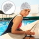 thumbnail image 5 of 1pc PU Gorro de natación impermeable Gorro de baño de encaje Gorro de baño para mujeres niñas damas, 5 of 5