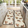 thumbnail image 4 of Kitchen Rugs Sets Of 2,Dachshund Footprint Anti Fatigue Kitchen Mat Rugs Non Slip Washable,Decorative Kitchen Floor Mats for Kitchen,Sink,Laundry,17"x47"+17"x47", 4 of 5