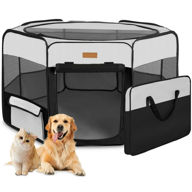 Corral Portátil para Mascotas Akinerri para Gato, Perro, Conejo, Pollo