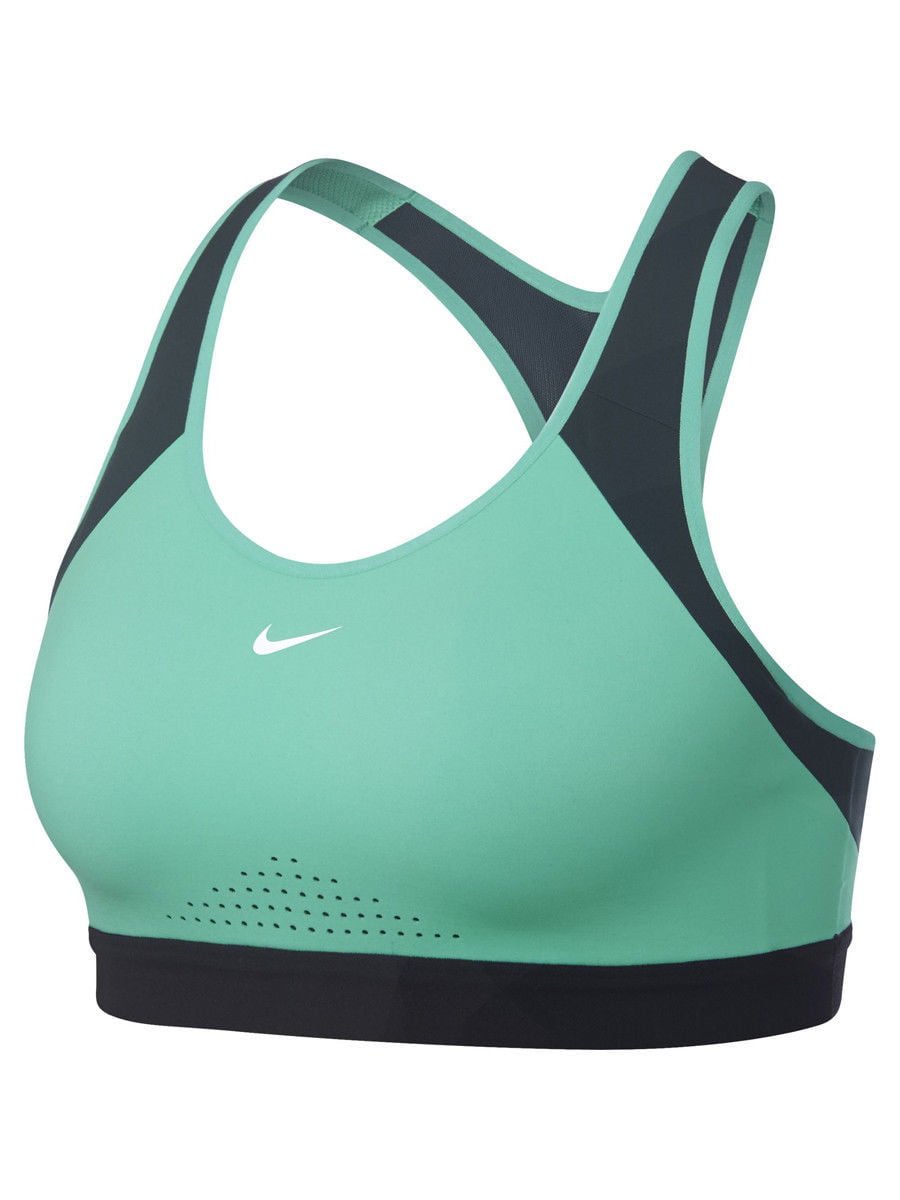 Nike - Nike Womens Dri-Fit Motion Adapt High Support Sports Bra Mint ...