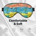 thumbnail image 3 of PAYOHTO Cool Slogan Hawaii Soft Sleep Mask Comfort Pure Silk Eye Cover for Travel Office Camping, 3 of 7