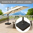 thumbnail image 2 of Base de Support pour Parasol Déporté de Patio, Capacité de 275 Lb, Base de Support pour Parasol Déporté d'Extérieur Robuste, 2 of 7