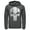 Charcoal Heather, variant on Men's Marvel Punisher Retro Skull Symbol  Pull Over Hoodie Red X Large