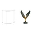 thumbnail image 1 of Mesita de noche de acrílico,Mesa auxiliar de acrílico transparente Mesa auxiliar transparente en capas,Mesa pequeña de acrílico,mesita de noche pequeña,compacta,Estatua de la casa,Estatua, 1 of 8
