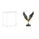 thumbnail image 1 of Mesita de noche de acrílico,Mesa auxiliar de acrílico transparente Mesa auxiliar transparente en capas,Mesa pequeña de acrílico,mesita de noche pequeña,compacta,Estatua de la casa,Estatua, 1 of 8