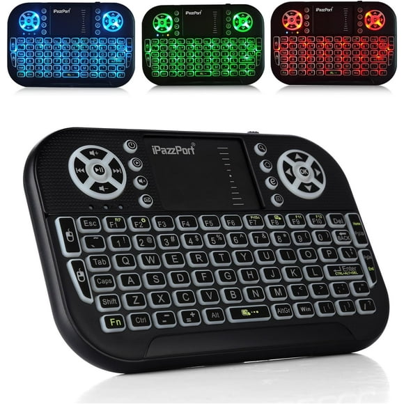 shiyou-Mini Bluetooth Keyboard with Touchpad Mouse,Wireless Keyboard Rechargeable with 2.4G USB Dongle Ergonomic for Mac TV Box/FireStick/Smart Phones/Laptop/PC