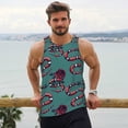 thumbnail image 6 of Salouo Snake And Rose for Men's Tank Tops,Sleeveless Muscle Shirts for Men Quick Dry Workout Tank Top Gym Muscle Tee Fitness Bodybuilding Sleeveless T Shirt-Large, 6 of 7