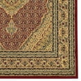 thumbnail image 3 of Linon Home Décor Elegance Area Rug Collection, Red and Ivory, 5' x 7'3", 3 of 3