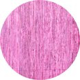 thumbnail image 1 of Ahgly Company Indoor Round Oriental Pink Modern Area Rugs, 7' Round, 1 of 1