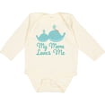 thumbnail image 3 of Inktastic My Meme Loves Me Whale Grandchild Boys or Girls Long Sleeve Baby Bodysuit, 3 of 5
