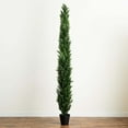 thumbnail image 4 of Nearly Natural Tall Cedar Pine Artificial Tree with Planter - 10', 4 of 9