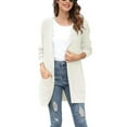 thumbnail image 4 of FOLUNSI Women's Hooded Long Sleeve Open Front Cardigan Long Sweaters with Pockets S-XL, 4 of 7