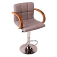 thumbnail image 1 of Banco de Bar Kessa Muebles Dante Tela Gris, 1 of 2