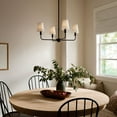 thumbnail image 4 of 52520BK Kichler Lighting Pallas - 4 Light Chandelier In Traditional Style-13.75 Inches Tall and 25 Inches Wide-Black Finish, 4 of 9