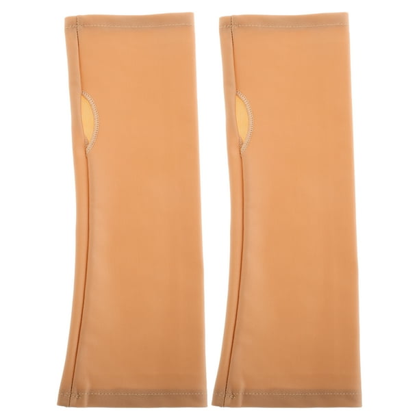 1 pares de mujeres Protección solar Guantes largos Munas de brazo de protección UV para enfriamiento de verano y cómodos calentadores de brazos delgados para actividades al aire libre