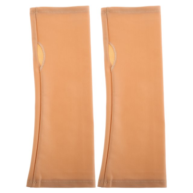 WORGEOUS 1 pares de mujeres Protección solar Guantes largos Munas de brazo de protección UV para enfriamiento de verano y cómodos calentadores de brazos delgados para actividades al aire libre