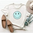 thumbnail image 5 of SMILEY FACE Graphic Short sleeve T-Shirt, 5 of 7