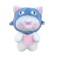 thumbnail image 3 of Peluche Chat Requin Confortable Coussin de Canapé pour Dormir Adorable Mignon Chat Requin 50 cm, 3 of 9