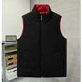thumbnail image 4 of Donemore Men's Reversible Sleeveless Hooded Vest with Pockets, Lightweight Fleece Jacket for Outdoor Casual Office Wear, 4 of 8