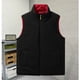 thumbnail image 4 of Kalauyu Men's Sherpa-Lined Vest, Mens Loose Fit Winter Insulated Workwear Mock-Neck Vest, 4 of 8