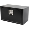 thumbnail image 3 of SCITOO 24 Inch Iron Truck Bed Tool Box,Heavy Duty Diamond Plate Trailer Tool Box with Lock Keys,Tool Storage Organizer Chest for Pick up,Truck Bed,ATV,RV TrailerWaterproof Black 24X12X14, 3 of 4