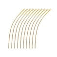 thumbnail image 1 of Lot de 10 Connecteurs de Pêche Extérieur Nylon Rallonge Boucles de Ligne de Mouche Accessoires Corde à Poisson Équipement Marquage Remplacement Jaune 20 Lb, 1 of 7