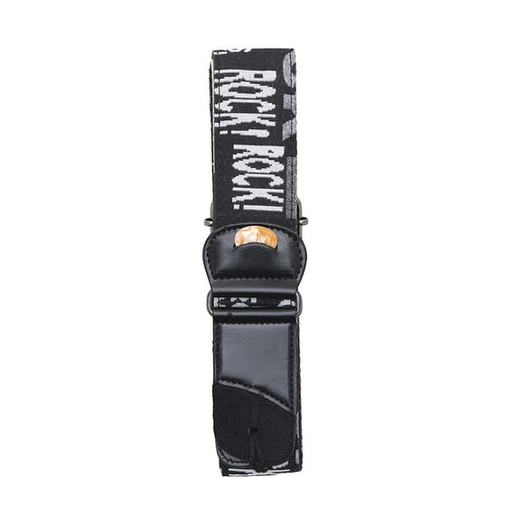 Eigraketly Correa de guitarra eléctrica, accesorios musicales, longitud del cinturón de hombro, multicolor, cómodo, piezas de repuesto para Accesorios para instrumentos musicales Negro