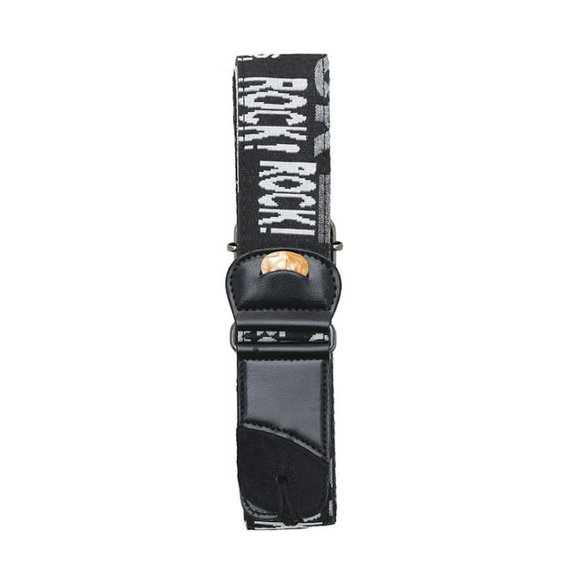 fastboy Electric Guitar Strap Shoulder Belt Adjustable Length Multi-color Comfortable Bass Spare Parts Adults Beginner Musicians Black