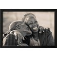 thumbnail image 2 of In Love African American Couple in their Eighties and Seventies, Hugging and Kissing, Botswana, Framed Art Print Wall Art by belinda_bw Sold by Art.Com, 2 of 5