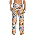 thumbnail image 3 of Goofa Cute Chickens Printed Soft Pajama Pants for Men, Wide Leg Comfy Casual Lounge Yoga Pants-X-Large, 3 of 9