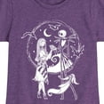 thumbnail image 3 of The Nightmare Before Christmas - Jack Sally Zero - Toddler And Youth Girls Short Sleeve Graphic T-Shirt, 3 of 5