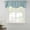Blue, variant on Vintage Nude Pink Tie Up Valance Curtains for Windows, Kitchen Curtains Window Treatments, Farmhouse Retro Solid Color Linen Texture Short Window Shades Valances for Bedroom Bathroom Cafe 42"x12"