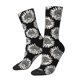 thumbnail image 1 of Balery White Sunflowers Calcetas Largas con Estampado para Hombre y Mujer – Suaves y Transpirables, Talla Única (US 5-11), 1 of 6