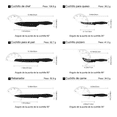 thumbnail image 2 of Juego De Cuchillos De Cocina De Acero Inoxidable, 17 Uds. Negro, 2 of 5