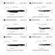thumbnail image 2 of Juego De Cuchillos De Cocina De Acero Inoxidable, 17 Uds. Negro, 2 of 5