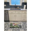 thumbnail image 3 of Saint Bernard in Flowers Machine Washable Memory Foam Mat, 3 of 4