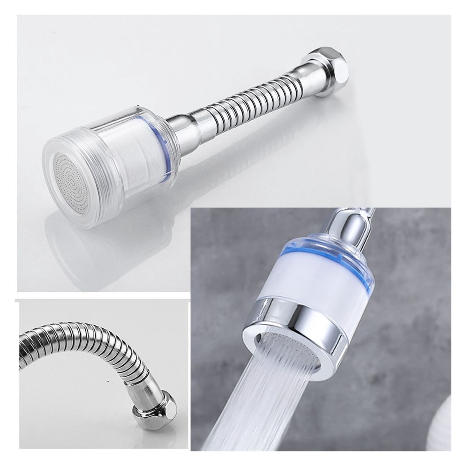 Kitchen Sink Faucet Sprayer Attachment, Faucet Aerator Adjustable Sprayer Filter Diffuser Water Saving Nozzle Faucet Extender Connector ,Water Saving